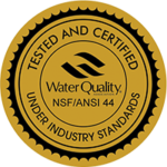 WQA Seal Certified water filtration system seal